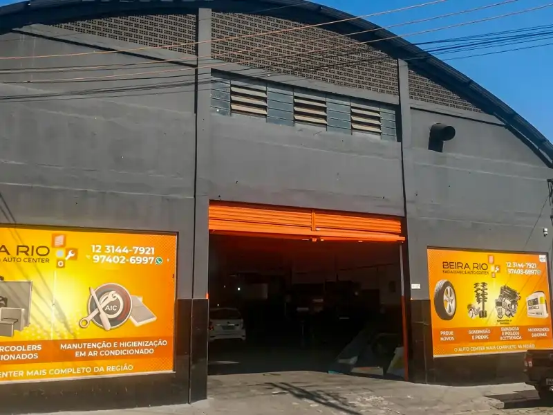 Fachada de oficina mecânica
